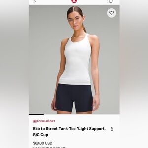 Ebb to Street White Tank